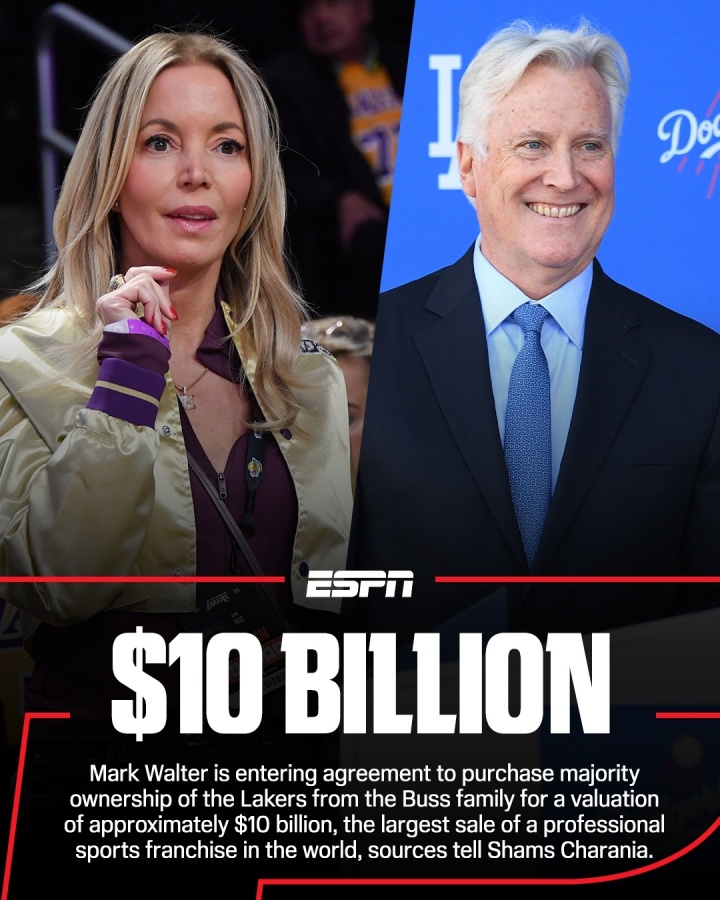 见证历史！NBA理事会批准沃尔特收购湖人！交易估值约100亿！